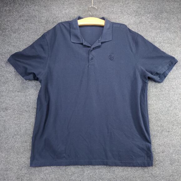UPS Short Sleeve Polo Shirt Mens Size 2XL Blue Embroidered Logo Uniform - Picture 2 of 13